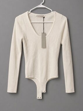 one grey day sweater bodysuit
